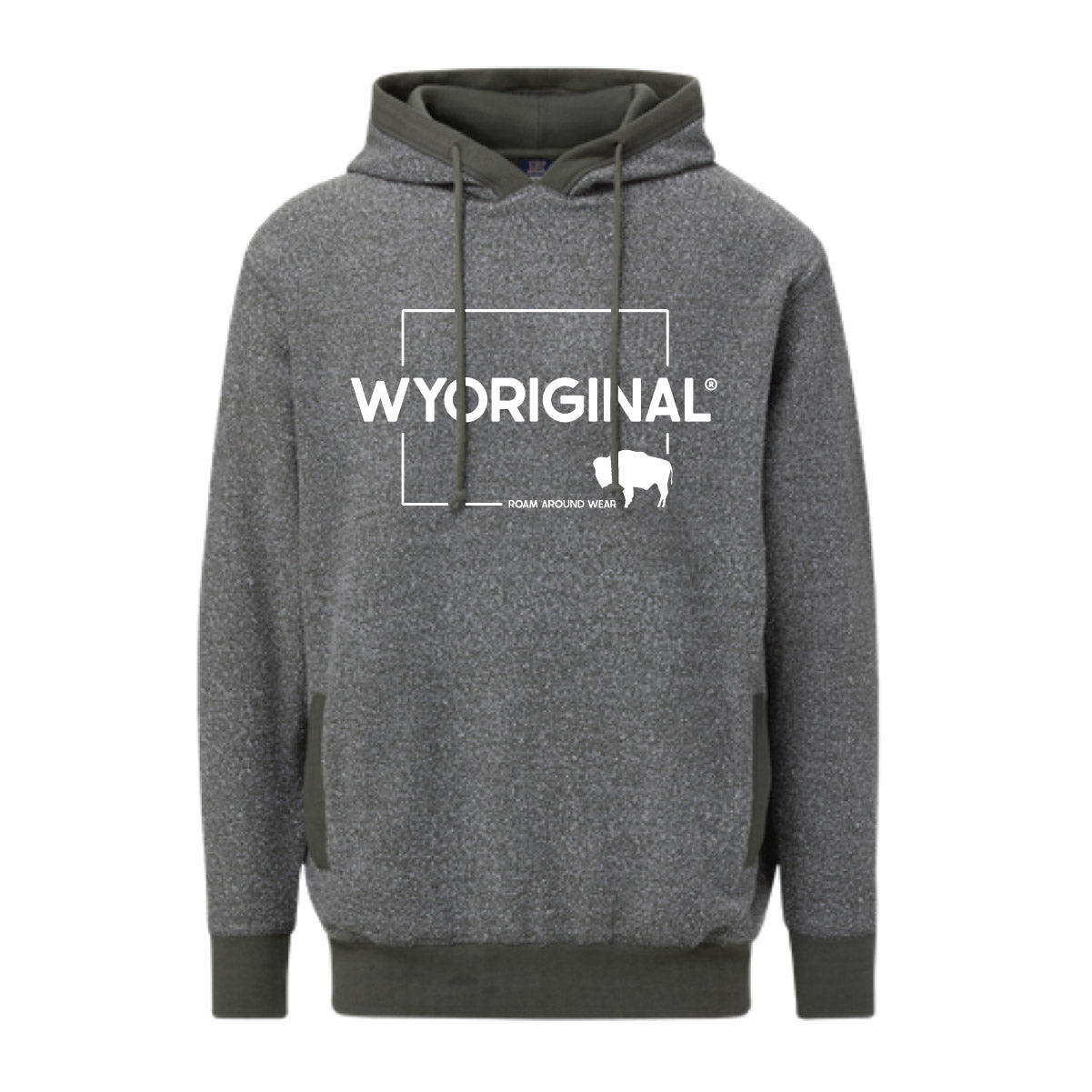 Wyoriginal Hooded Sweatshirt. Roam Around Wear is a Wyoming t-shirt company from Gillette, Wyoming.