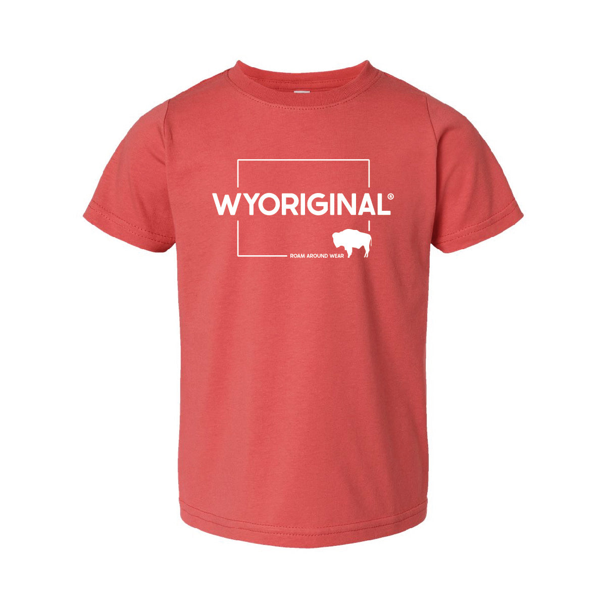 WYORIGINAL® Square State Toddler/Youth T-Shirt | Wear will you roam today? Roam Around Wear is a t-shirt company based in Wyoming